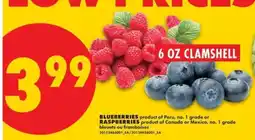 No Frills BLUEBERRIES OR RASPBERRIES offer