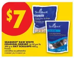 No Frills SEAQUEST RAW WHITE COLOSSAL SHRIMP offer