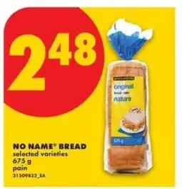 No Frills NO NAME BREAD offer