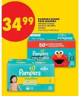 No Frills PAMPERS ECONO PACK DIAPERS offer