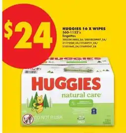No Frills HUGGIES 16 X WIPES offer