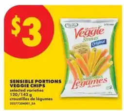 No Frills SENSIBLE PORTIONS VEGGIE CHIPS offer