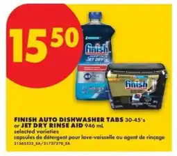 No Frills Finish Auto Dishwasher Tabs or Jet Dry Rinse Aid offer