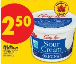 No Frills GAY LEA SOUR CREAM offer