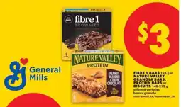 No Frills Fibre 1 Bars or Nature Valley Granola Bars, Protein Bars or Biscuits offer