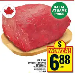 Food Basics FRESH BONELESS SIRLOIN TIP ROAST offer