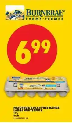No Frills Naturegg Solar Free Range Large White Eggs offer