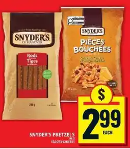 Food Basics SNYDER'S PRETZELS offer