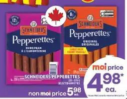 Food Basics Schneiders Pepperettes offer