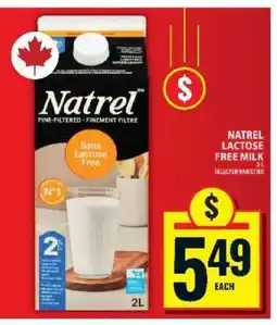 Food Basics Natrel Lactose Free Milk offer
