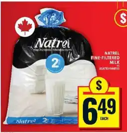 Food Basics NATREL FINE FILTERED MILK offer