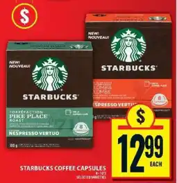Food Basics STARBUCKS COFFEE CAPSULES offer