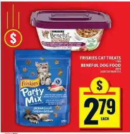 Food Basics Friskies Cat Treats / Beneful Dog Food offer