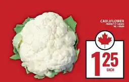 Food Basics CAULIFLOWER offer