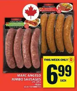 Food Basics Marc Angelo Jumbo Sausages offer