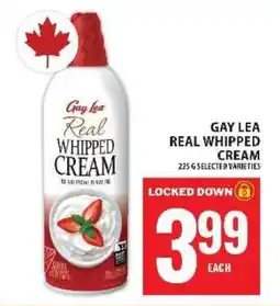 Food Basics GAY LEA REAL WHIPPED CREAM offer