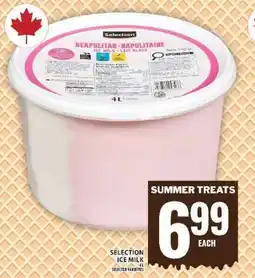 Food Basics Selection Neapolitan Ice Milk offer