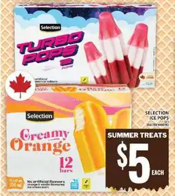 Food Basics SELECTION ICE POPS offer