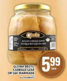 Food Basics Gloria Beets, Cabbage Leaf or S&F Marinade offer
