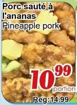 Marche C&T Pineapple pork offer