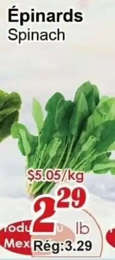 Marche C&T Spinach offer