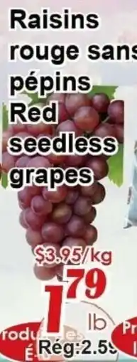 Marche C&T Raisins rouge sans pépins offer