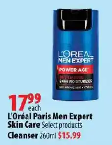 London Drugs L'Oréal Paris Men Expert Skin Care Select products offer