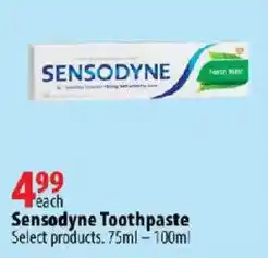 London Drugs Sensodyne Toothpaste offer