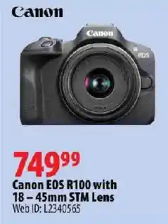 London Drugs Canon EOS R100 offer