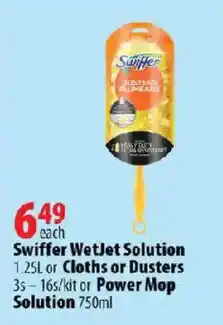 London Drugs Swiffer WetJet Solution offer
