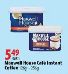 London Drugs Maxwell House Café Instant Coffee offer