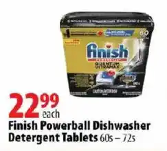 London Drugs Finish Powerball Dishwasher Detergent Tablets offer