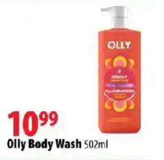 London Drugs Olly body wash offer