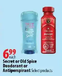 London Drugs Secret or Old Spice Deodorant or Antiperspirant offer