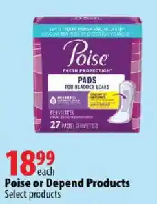 London Drugs Poise pads for bladder leaks offer