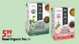 London Drugs Numi Organic Tea offer