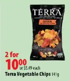 London Drugs Terra Vegetable Chips offer