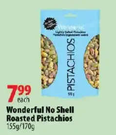 Wonderful No Shell Roasted Pistachios