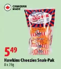 London Drugs Hawkins Cheezies Snak-Pak offer