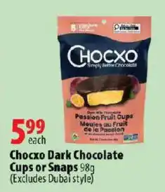 London Drugs Chocxo Dark Chocolate Cups or Snaps offer