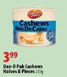 London Drugs Dan-D Pak Cashews Halves & Pieces offer