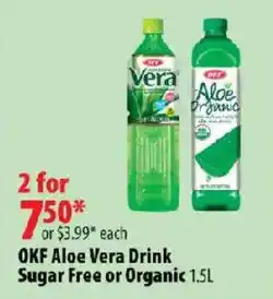 London Drugs OKF Aloe Vera Drink offer