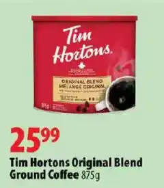 London Drugs Tim Hortons Original Blend Ground Coffee offer