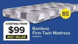 Leon's Bamboo Firm Twin Mattress offer