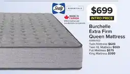 Leon's Sealy Essentials Burchelle Extra Firm Queen Mattress offer