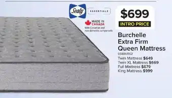 Sealy Essentials Burchelle Extra Firm Queen Mattress