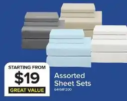 Leon's Assorted Sheet Sets offer