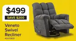 Leon's Veneto Swivel Recliner offer