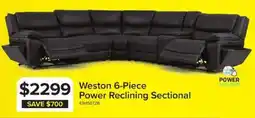 Leon's Weston 6-Piece Power Reclining Sectional offer
