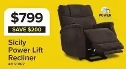 Leon's Sicily Power Lift Recliner offer